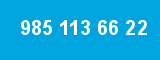 985 113 66 22